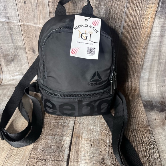 Reebok Black Nylon Mini Backpack - Picture 3 of 11